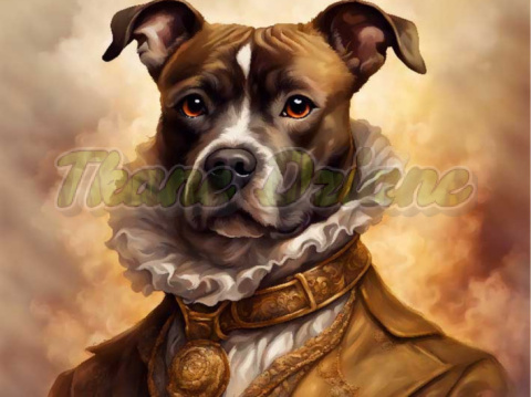 PANEL DRUKOWANY STAFFORDSHIRE BULL TERRIER NR 104