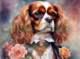 PANEL DRUKOWANY KING CHARLES SPANIEL NR 78