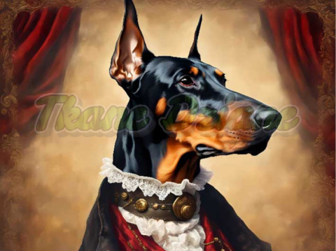 PANEL DRUKOWANY DOBERMAN NR 103