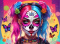 PANEL DRUKOWANY SUGAR SKULL QUINN GIRL NR 7