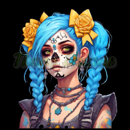 PANEL DRUKOWANY SUGAR SKULL QUINN GIRL NR 10