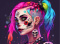 PANEL DRUKOWANY SUGAR SKULL QUINN GIRL NR 12