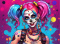 PANEL DRUKOWANY SUGAR SKULL QUINN GIRL NR 17