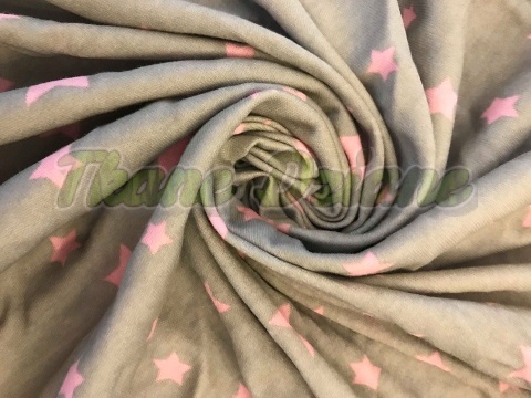 JERSEY SZARY W GWIAZDKI 2m