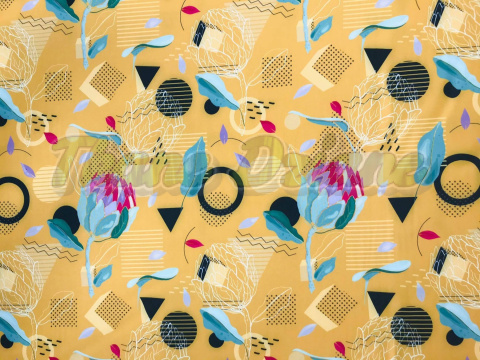 SILKY DRUKOWANY SUPER SOFT WŁOSKI ABSTRAKCYJNY GEOMETRIC PICASSO SILKY DRUKOWANY SUPER SOFT WŁOSKI ABSTRAKCYJNY GEOMETRIC PICASSO