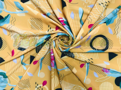 SILKY DRUKOWANY SUPER SOFT WŁOSKI ABSTRAKCYJNY GEOMETRIC PICASSO SILKY DRUKOWANY SUPER SOFT WŁOSKI ABSTRAKCYJNY GEOMETRIC PICASSO