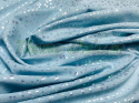 SILKY HOLOGRAFICZNE DUŻE GROCHY NA PASTELOWYM BŁĘKICIE SILKY HOLOGRAFICZNE DUŻE GROCHY NA PASTELOWYM BŁĘKICIE