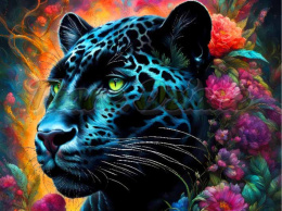 PANEL DRUKOWANY BLACK ANIMAL NR 4
