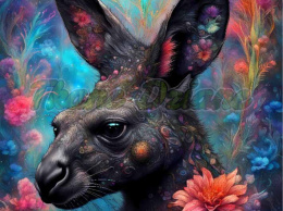 PANEL DRUKOWANY BLACK ANIMAL NR 5