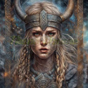 PANEL DRUKOWANY KOBIETY PLEMIENNE - VIKING NR 5