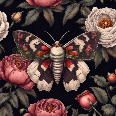 PANEL DRUKOWANY MOTYL W KWIATACH NR 20 PANEL DRUKOWANY MOTYL W KWIATACH NR 20