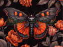 PANEL DRUKOWANY MOTYL W KWIATACH NR 8 PANEL DRUKOWANY MOTYL W KWIATACH NR 8