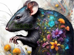 PANEL DRUKOWANY BLACK ANIMAL NR 1