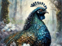 PANEL DRUKOWANY WEDDING BIRD NR 6