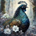 PANEL DRUKOWANY WEDDING BIRD NR 6