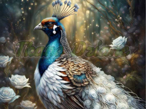 PANEL DRUKOWANY WEDDING BIRD NR 8