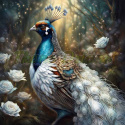 PANEL DRUKOWANY WEDDING BIRD NR 8