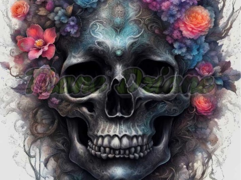 PANEL DRUKOWANY KOBIETY CZASZKI NR 3