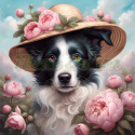 PANEL DRUKOWANY PSY W PODRÓŻY-BORDER COLLIE NR 16 PANEL DRUKOWANY PSY W PODRÓŻY-BORDER COLLIE NR 16