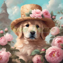 PANEL DRUKOWANY PSY W PODRÓŻY-GOLDEN RETRIEVER NR 19 PANEL DRUKOWANY PSY W PODRÓŻY-GOLDEN RETRIEVER NR 19
