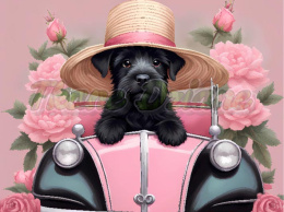 PANEL DRUKOWANY PSY W PODRÓŻY-TERRIER SZKOCKI NR 14