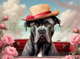PANEL DRUKOWANY PSY W PODRÓŻY-CANE CORSO NR 12