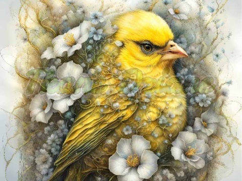 PANEL DRUKOWANY WEDDING BIRD NR 35