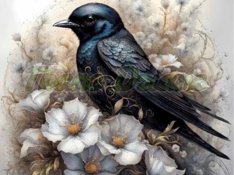 PANEL DRUKOWANY WEDDING BIRD NR 36