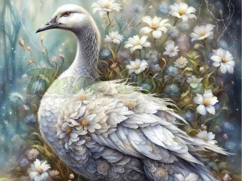 PANEL DRUKOWANY WEDDING BIRD NR 40