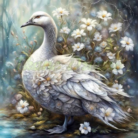 PANEL DRUKOWANY WEDDING BIRD NR 40