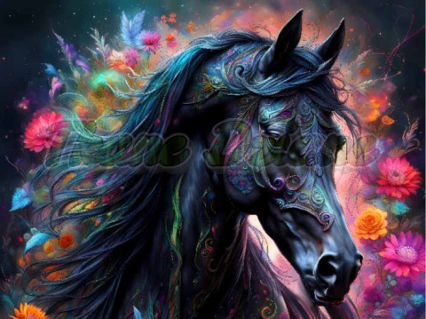 PANEL DRUKOWANY BLACK ANIMAL NR 17