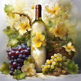 PANEL DRUKOWANY BUTELKA Z KWIATAMI NR 10