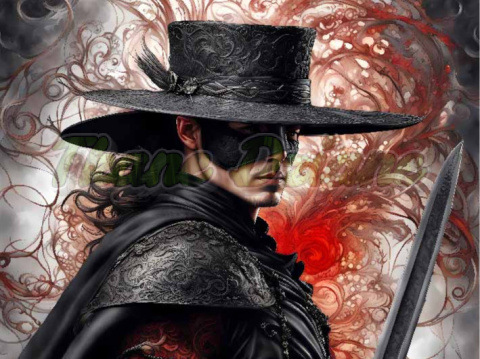 PANEL DRUKOWANY CZŁOWIEK W MASCE NR 5