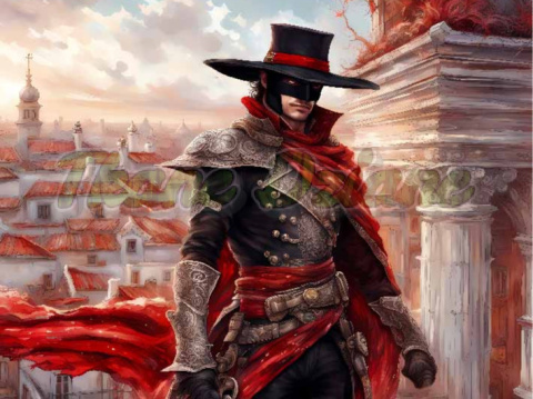 PANEL DRUKOWANY CZŁOWIEK W MASCE NR 9