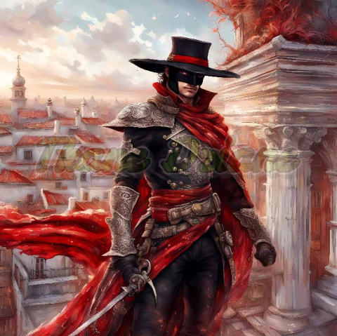 PANEL DRUKOWANY CZŁOWIEK W MASCE NR 9