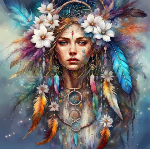 PANEL DRUKOWANY KOBIETA W KWIATACH NR 11