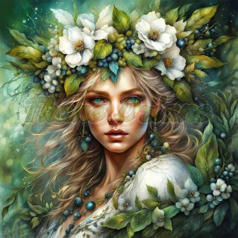 PANEL DRUKOWANY KOBIETA W KWIATACH NR 16