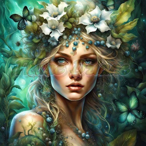 PANEL DRUKOWANY KOBIETA W KWIATACH NR 3