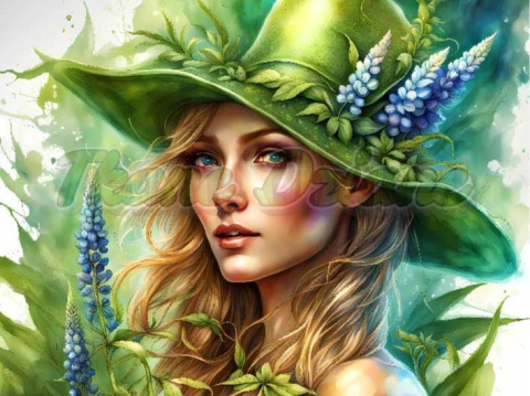 PANEL DRUKOWANY KOBIETA W KWIATACH NR 10