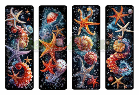 PANEL DRUKOWANY ZAKŁADKI DO KSIĄŻEK -ROZGWIAZDY