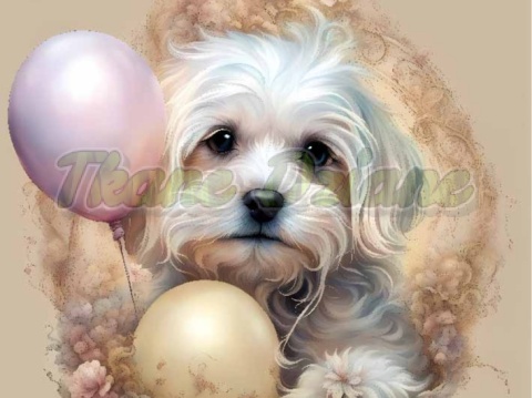 PANEL DRUKOWANY MALTAŃCZYK Z BALONAMI NR 11