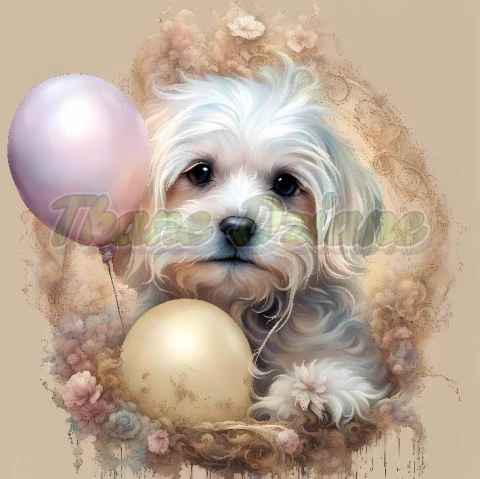 PANEL DRUKOWANY MALTAŃCZYK Z BALONAMI NR 11