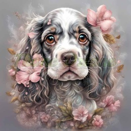 PANEL DRUKOWANY SPANIEL ANGIELSKI Z BALONAMI NR 19