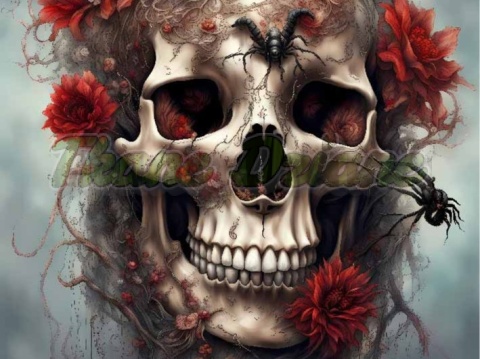 PANEL DRUKOWANY CREEPY- CZASZKA NR 3