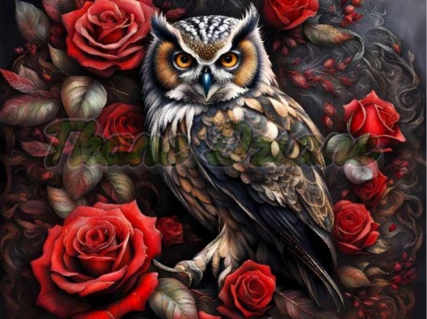 PANEL DRUKOWANY CREEPY- SOWA NR 8