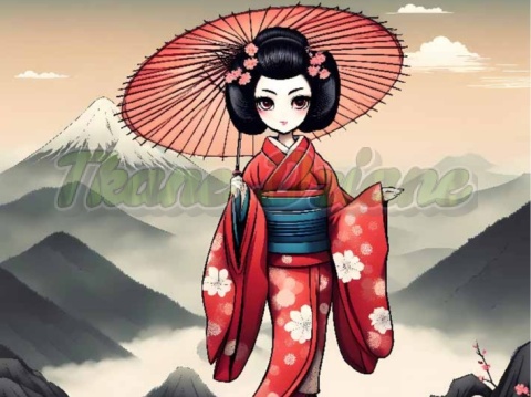 PANEL DRUKOWANY GEISHA NR 4