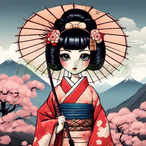 PANEL DRUKOWANY GEISHA NR 5