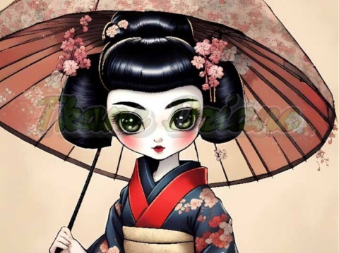 PANEL DRUKOWANY GEISHA NR 7