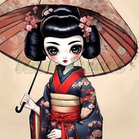 PANEL DRUKOWANY GEISHA NR 7