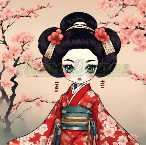 PANEL DRUKOWANY GEISHA NR 8